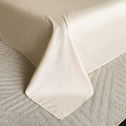 Cotton Satin Duvet Cover Bedding with Pillowcases Bed Sheets