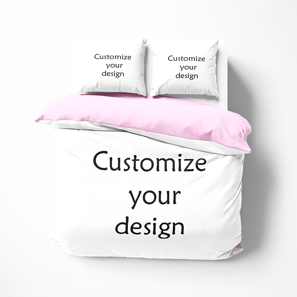 Custom Bedding Set Print Duvet Cover with Pillowcases to Your Own Design